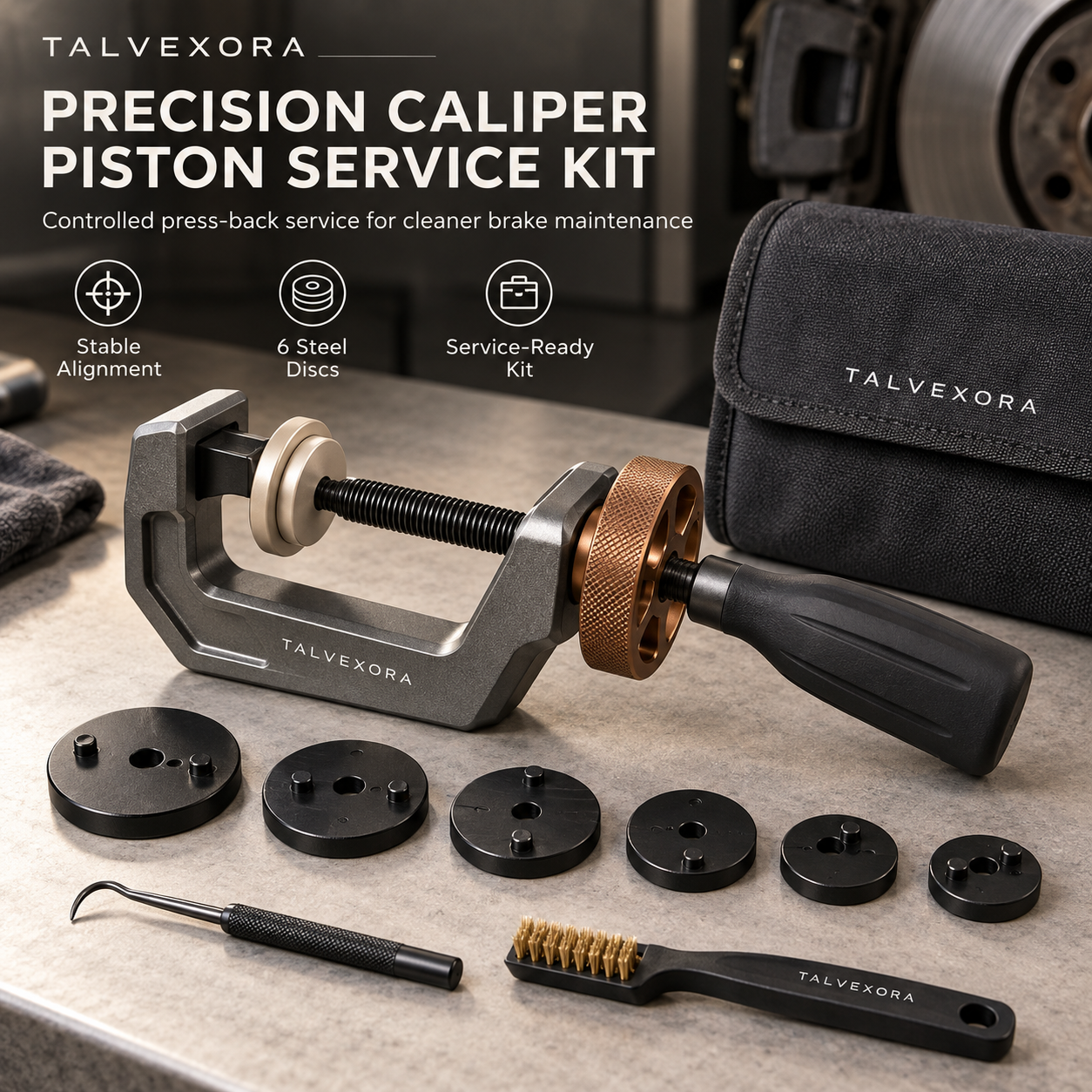 TALVEXORA Precision Caliper Piston Service Kit